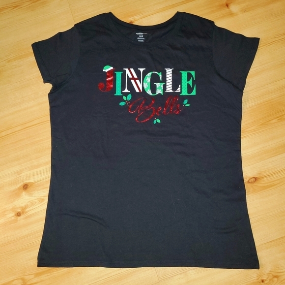 Holiday Time Women's Capped Sleeve T-shirt - Picture 1 of 4